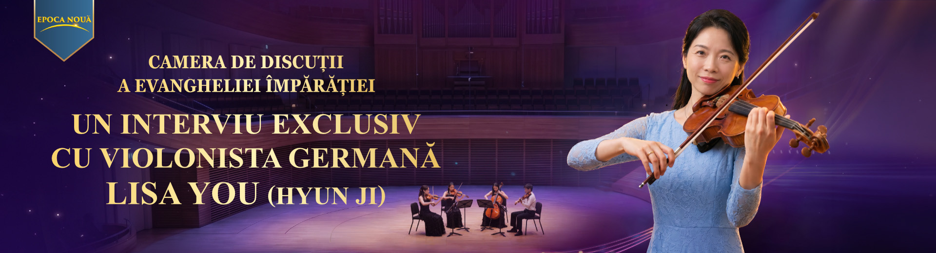 Camera de discuții a Evangheliei Împărăției, Ep. 4: Un interviu exclusiv cu violonista germană Lisa You (Hyun Ji)